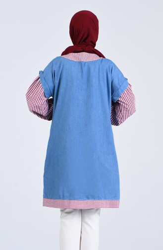 Garnili Kot Tunik 8048A-01 Bordo