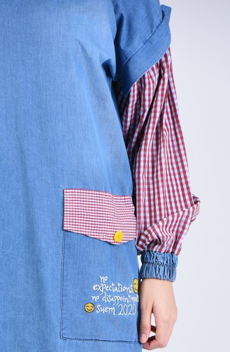 Garnili Kot Tunik 8048A-01 Bordo