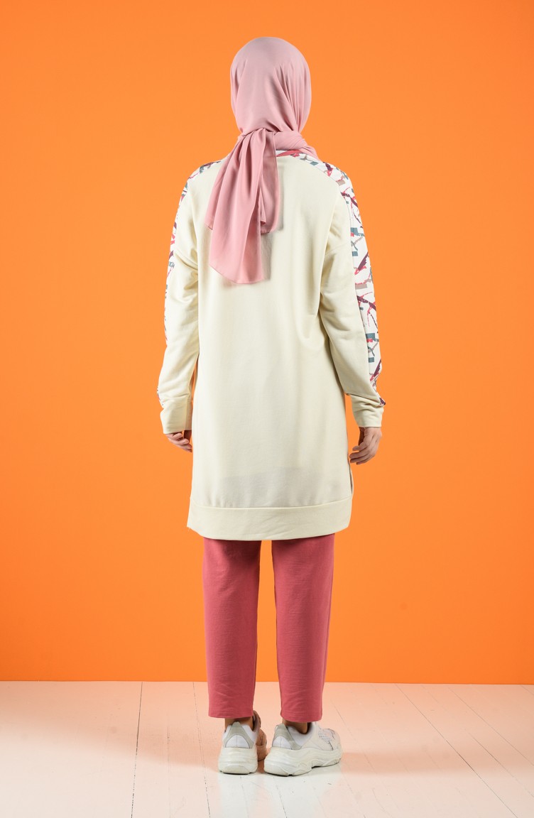 cream sweatsuit