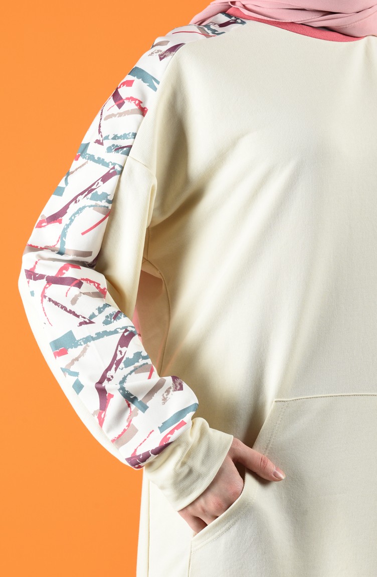 cream sweatsuit