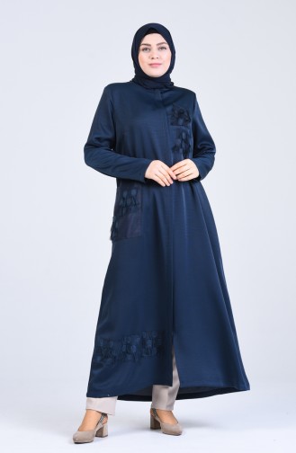 Navy Blue Overjas 0416-01