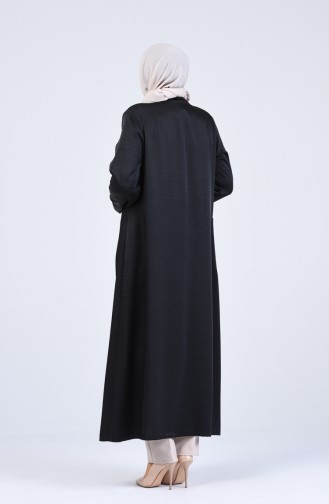 Schwarz Trenchcoat 0416-05