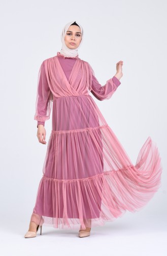 Puder Hijab-Abendkleider 3052-05