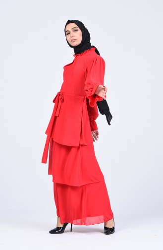 Robe Hijab Rouge 2027-03