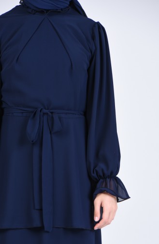 Robe Hijab Bleu Marine 2027-05