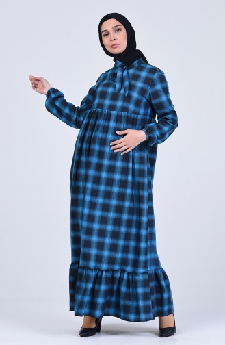 Robe Hijab Turquoise 1393-01