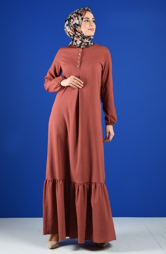 فستان وردي داكن 1394-06
