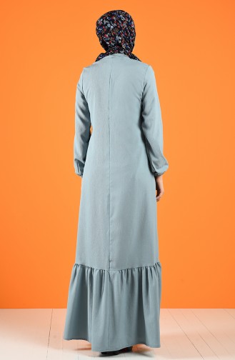 Pleated Dress 1394-09 Baby Blue 1394-09