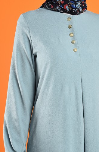 Robe Hijab Bleu Bébé 1394-09