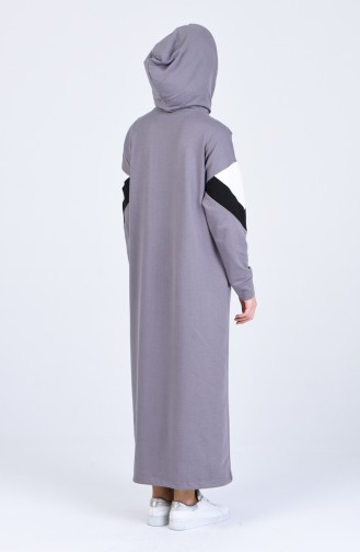 Robe Hijab Gris 0854-01