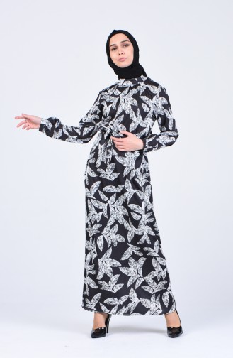 Black Hijab Dress 0052-01