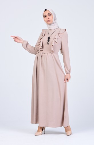 Robe Hijab Beige 2202-04