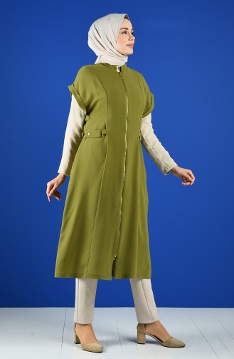 Grün Strickjacke 1563-02