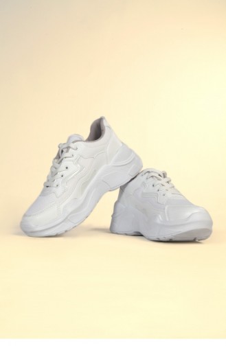Beyaz Kadın Sneaker Sm Ks02