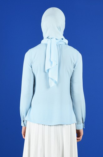 Blau Bluse 1559-03