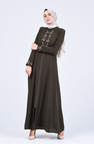 Khaki Abayas 3023-01