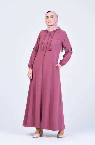 Dusty Rose Abaya 3024-01