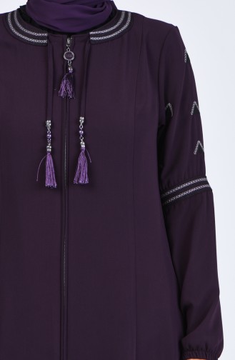Purple Abaya 3024-02