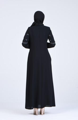Black Abaya 3024-04