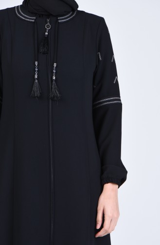 Black Abaya 3024-04