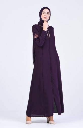 Purple Abaya 3025-05