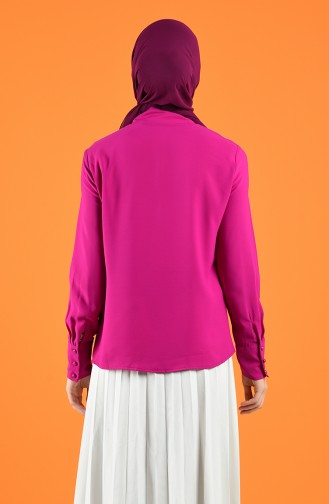 Fuchsia Overhemdblouse 1556-04