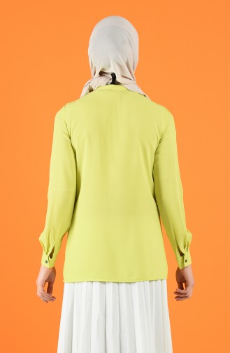 Oil Green Overhemdblouse 1558-02