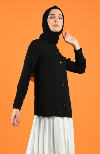 Chemise Noir 1558-04