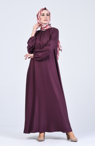 Robe Hijab Plum 3175-03