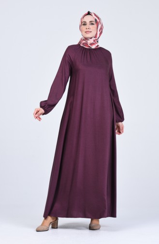 Robe Hijab Plum 3175-03