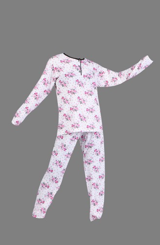 Weiß Pyjama 1400-04