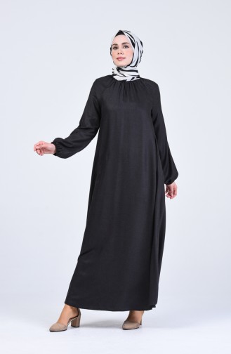 Robe Hijab Noir 3175-01