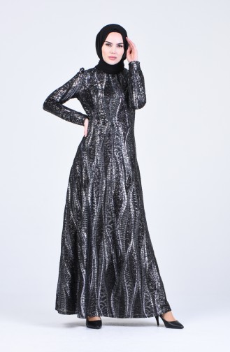 Robe de Soirée 7297-04 Noir 7297-04