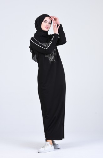 فستان أسود 9129-03