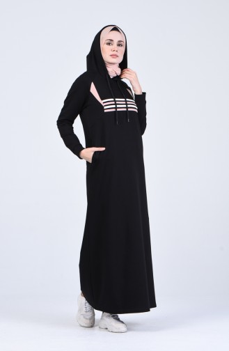 Robe Hijab Noir 9184-01