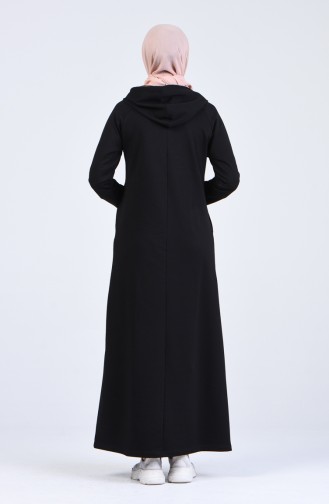 Robe Hijab Noir 9184-01