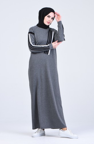 Striped Sports Dress 9201-03 Anthracite 9201-03