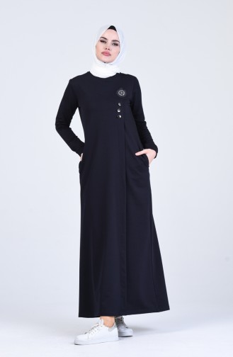 Robe Hijab Bleu Marine 9205-02