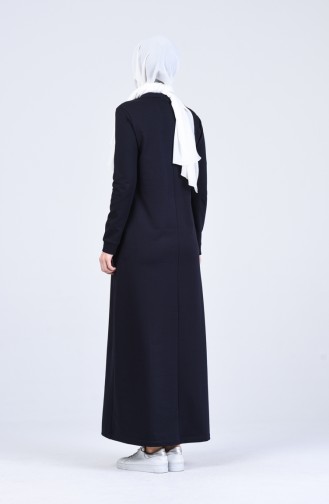 Robe Hijab Bleu Marine 9205-02