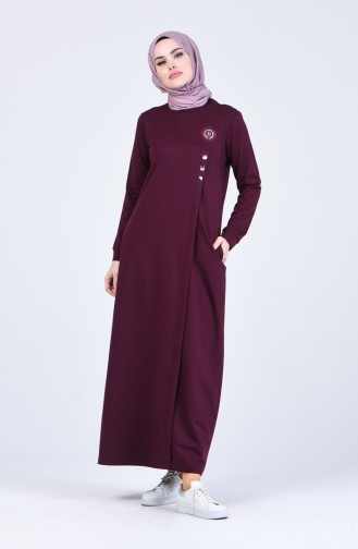 Zwetschge Hijab Kleider 9205-04