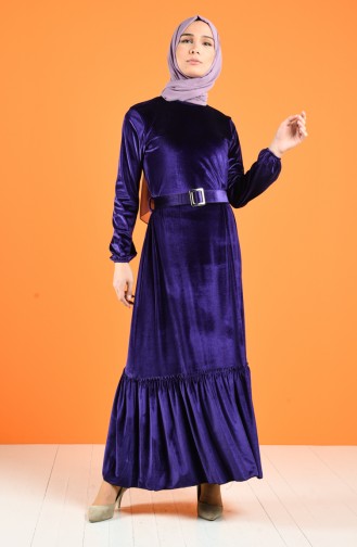 Purple İslamitische Jurk 5557-02