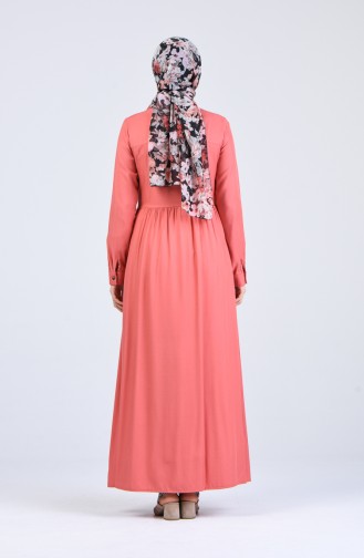 Robe Hijab Saumon 3146-03