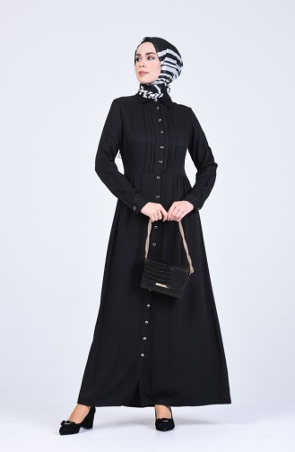 Robe Hijab Noir 3146-08