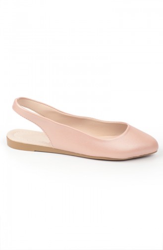 Ballerine Pour Femme Peau Rose 6686-6