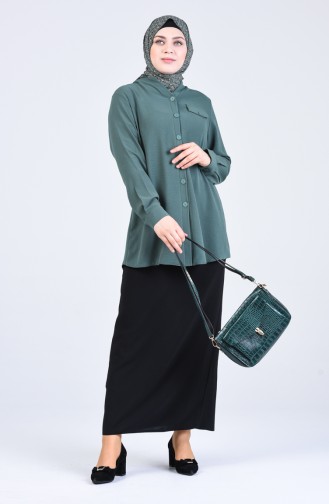 Green Almond Blouse 1303-03