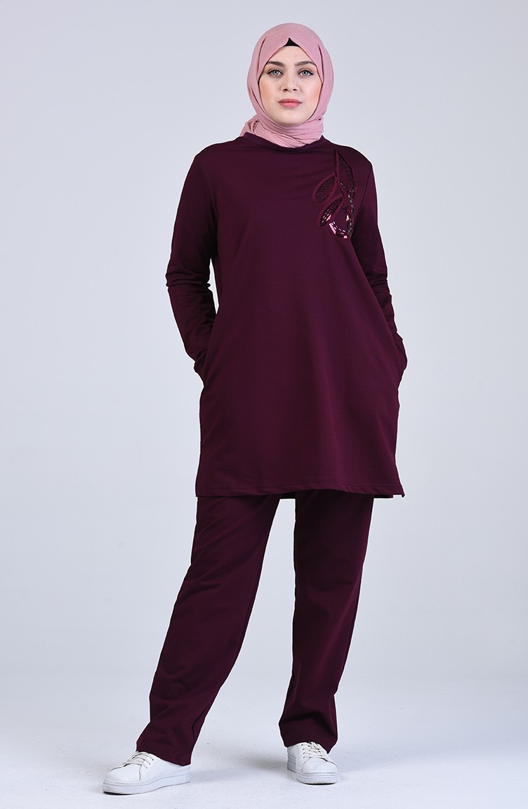 Plum Tracksuit 10028-04 | Sefamerve