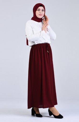 Claret Red Skirt 2040-06