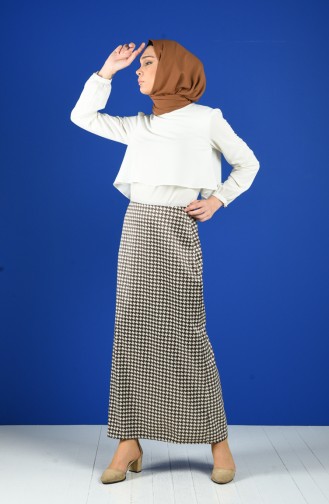Brown Skirt 2134-01