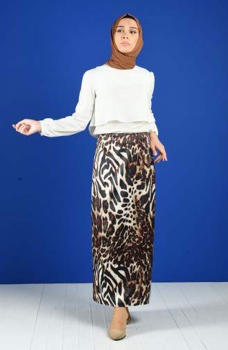 Brown Skirt 2135-03