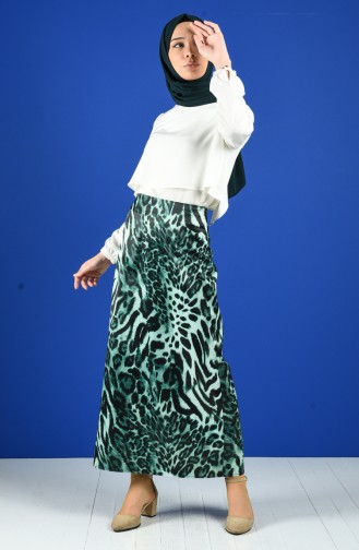 Emerald Green Skirt 2135-04